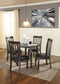 Hammis Dining Table and 4 Chairs at Towne & Country Furniture (AL) furniture, home furniture, home decor, sofa, bedding