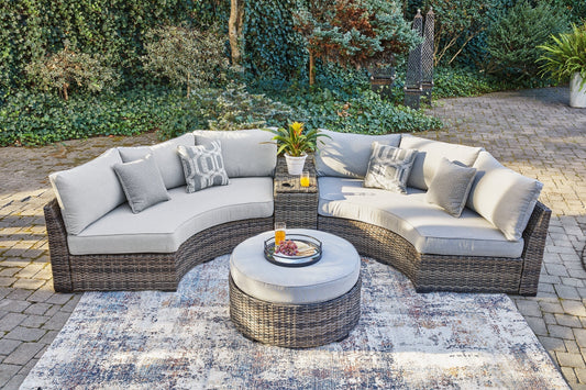 Harbor Court 3-Piece Outdoor Sectional with Ottoman at Towne & Country Furniture (AL) furniture, home furniture, home decor, sofa, bedding