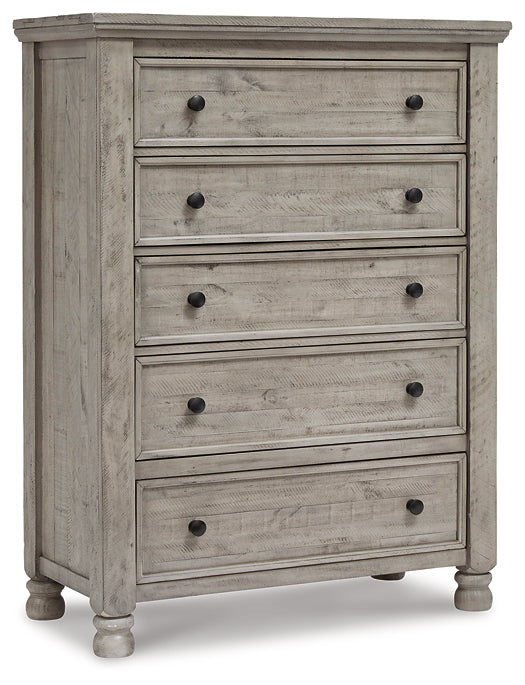 Harrastone Five Drawer Chest at Towne & Country Furniture (AL) furniture, home furniture, home decor, sofa, bedding