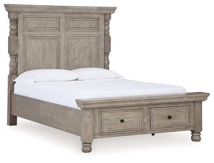 Harrastone  Panel Bed at Towne & Country Furniture (AL) furniture, home furniture, home decor, sofa, bedding