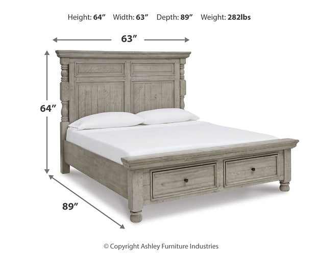 Harrastone Queen Panel Bed with Mirrored Dresser at Towne & Country Furniture (AL) furniture, home furniture, home decor, sofa, bedding