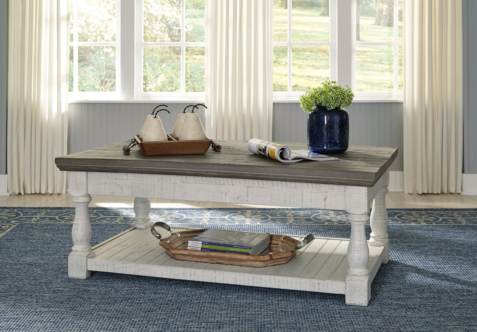 Havalance Outdoor Coffee Table with End Table at Towne & Country Furniture (AL) furniture, home furniture, home decor, sofa, bedding