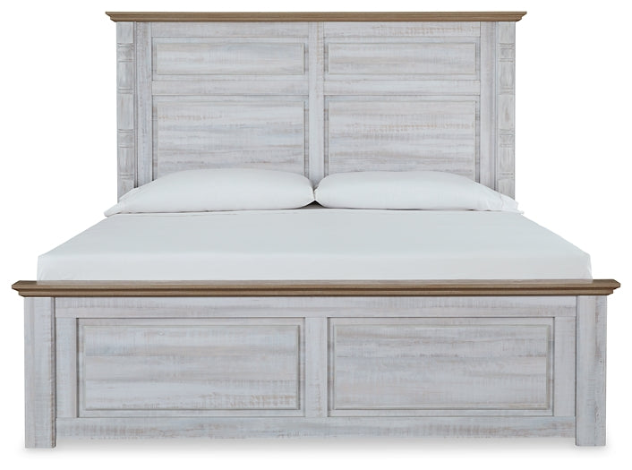 Haven Bay King Panel Bed with Mirrored Dresser, Chest and 2 Nightstands at Towne & Country Furniture (AL) furniture, home furniture, home decor, sofa, bedding