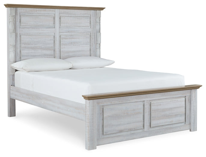 Haven Bay Queen Panel Bed with Mirrored Dresser and Chest at Towne & Country Furniture (AL) furniture, home furniture, home decor, sofa, bedding