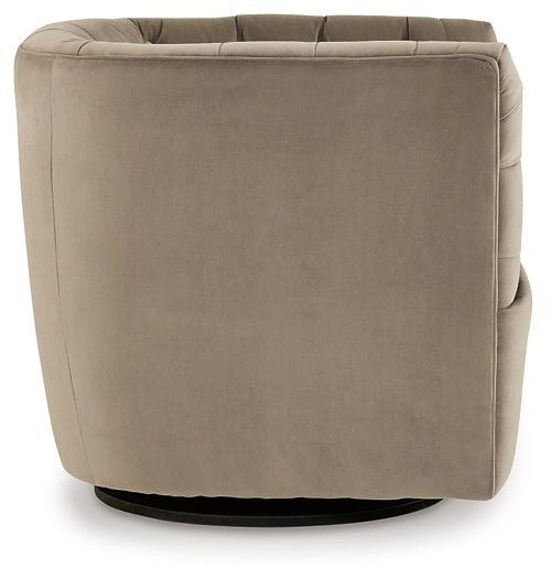 Hayesler Swivel Accent Chair at Towne & Country Furniture (AL) furniture, home furniture, home decor, sofa, bedding