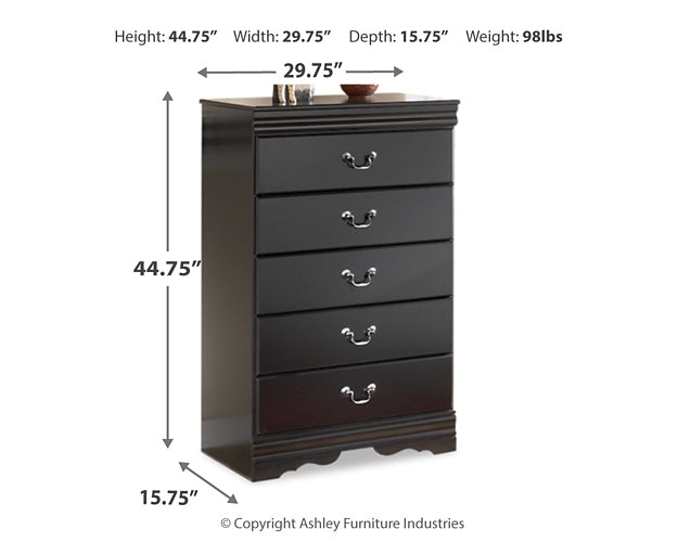 Huey Vineyard Full Sleigh Bed with Mirrored Dresser, Chest and 2 Nightstands at Towne & Country Furniture (AL) furniture, home furniture, home decor, sofa, bedding