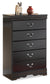 Huey Vineyard Full Sleigh Headboard with Mirrored Dresser and Chest at Towne & Country Furniture (AL) furniture, home furniture, home decor, sofa, bedding