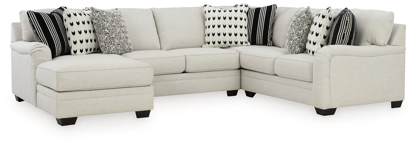 Huntsworth 4-Piece Sectional with Ottoman at Towne & Country Furniture (AL) furniture, home furniture, home decor, sofa, bedding