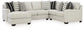 Huntsworth 4-Piece Sectional with Ottoman at Towne & Country Furniture (AL) furniture, home furniture, home decor, sofa, bedding