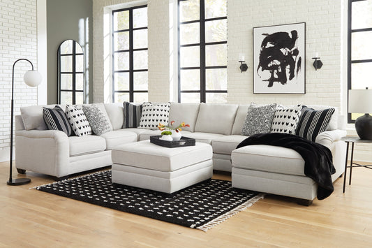 Huntsworth 5-Piece Sectional with Ottoman at Towne & Country Furniture (AL) furniture, home furniture, home decor, sofa, bedding