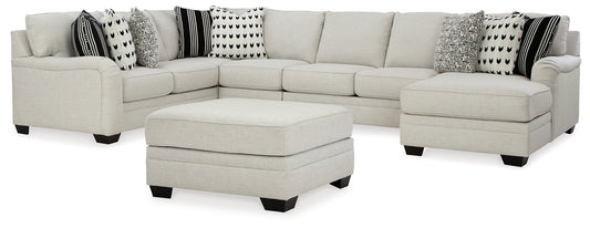 Huntsworth 5-Piece Sectional with Ottoman at Towne & Country Furniture (AL) furniture, home furniture, home decor, sofa, bedding