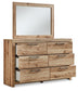 Hyanna Dresser and Mirror at Towne & Country Furniture (AL) furniture, home furniture, home decor, sofa, bedding