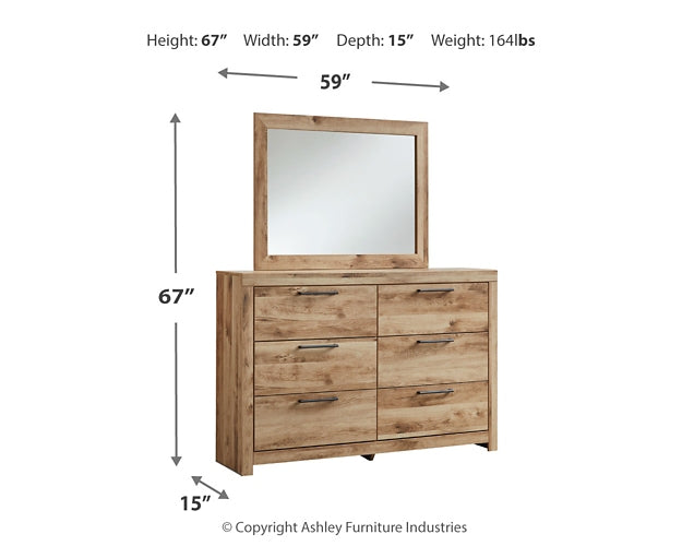 Hyanna Dresser and Mirror at Towne & Country Furniture (AL) furniture, home furniture, home decor, sofa, bedding
