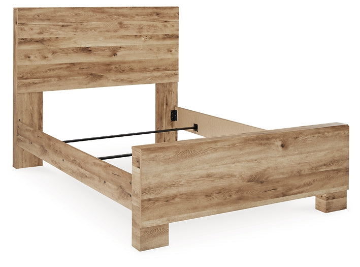 Hyanna Full Panel Bed with Mirrored Dresser, Chest and Nightstand at Towne & Country Furniture (AL) furniture, home furniture, home decor, sofa, bedding