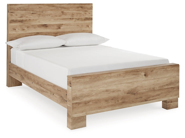 Hyanna Full Panel Bed with Mirrored Dresser, Chest and Nightstand at Towne & Country Furniture (AL) furniture, home furniture, home decor, sofa, bedding