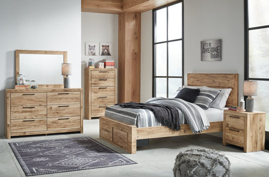 Hyanna Full Panel Storage Bed with Mirrored Dresser, Chest and Nightstand at Towne & Country Furniture (AL) furniture, home furniture, home decor, sofa, bedding
