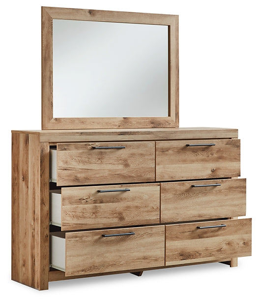 Hyanna Full Panel Storage Bed with Mirrored Dresser and Chest at Towne & Country Furniture (AL) furniture, home furniture, home decor, sofa, bedding