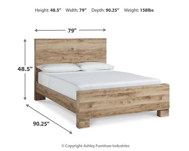 Hyanna King Panel Bed with Mirrored Dresser at Towne & Country Furniture (AL) furniture, home furniture, home decor, sofa, bedding