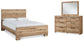Hyanna King Panel Bed with Mirrored Dresser at Towne & Country Furniture (AL) furniture, home furniture, home decor, sofa, bedding