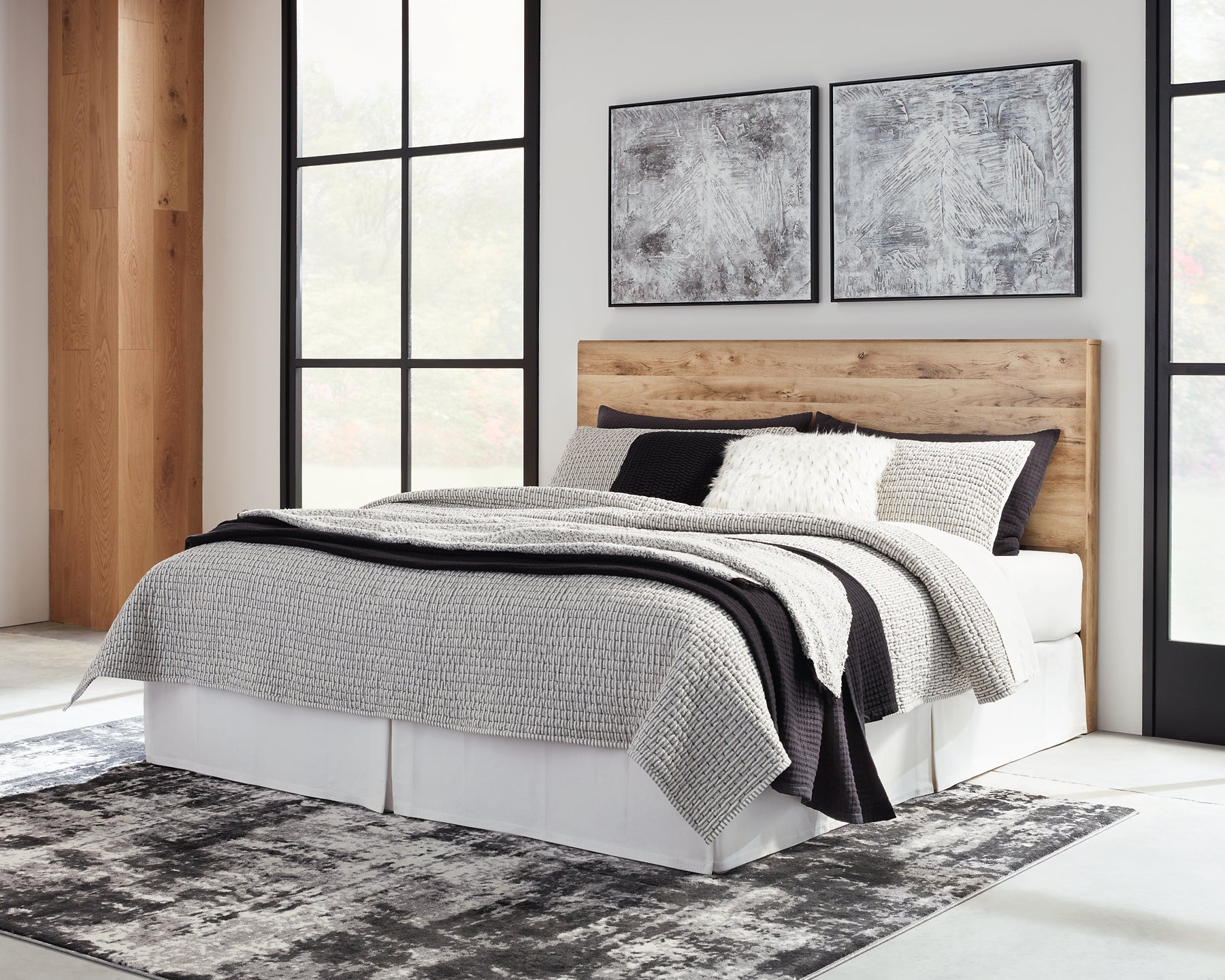 Hyanna King Panel Headboard with Mirrored Dresser, Chest and 2 Nightstands at Towne & Country Furniture (AL) furniture, home furniture, home decor, sofa, bedding