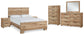 Hyanna Queen Panel Bed with Mirrored Dresser, Chest and 2 Nightstands at Towne & Country Furniture (AL) furniture, home furniture, home decor, sofa, bedding