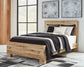 Hyanna Queen Panel Bed with Mirrored Dresser, Chest and Nightstand at Towne & Country Furniture (AL) furniture, home furniture, home decor, sofa, bedding