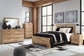 Hyanna Queen Panel Bed with Mirrored Dresser, Chest and Nightstand at Towne & Country Furniture (AL) furniture, home furniture, home decor, sofa, bedding