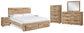 Hyanna Queen Panel Storage Bed with Mirrored Dresser, Chest and 2 Nightstands at Towne & Country Furniture (AL) furniture, home furniture, home decor, sofa, bedding