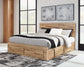 Hyanna Queen Panel Storage Bed with Mirrored Dresser and 2 Nightstands at Towne & Country Furniture (AL) furniture, home furniture, home decor, sofa, bedding