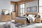 Hyanna Queen Panel Storage Bed with Mirrored Dresser and Chest at Towne & Country Furniture (AL) furniture, home furniture, home decor, sofa, bedding