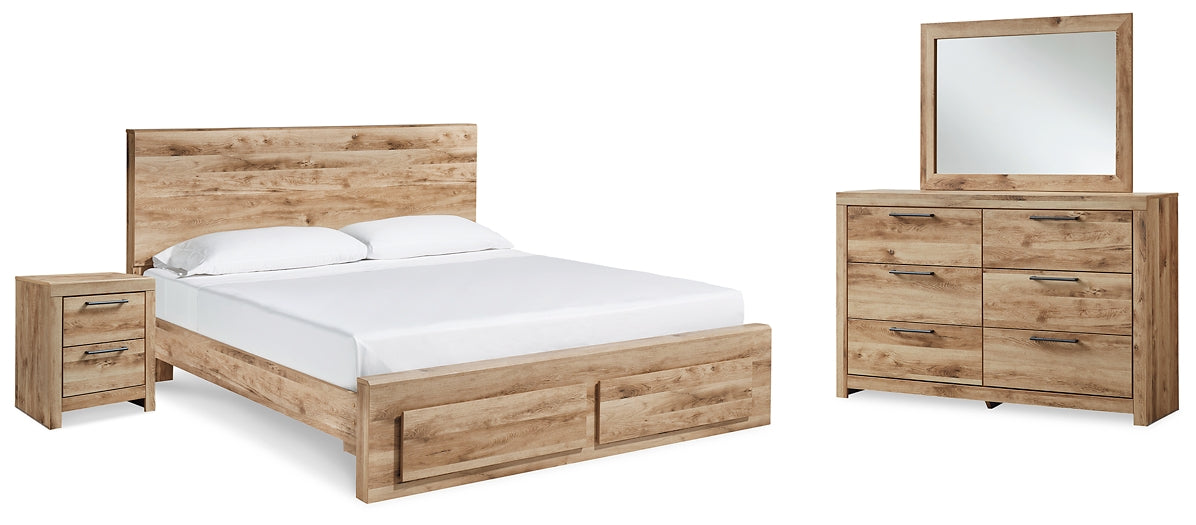 Hyanna Queen Panel Storage Bed with Mirrored Dresser and Nightstand at Towne & Country Furniture (AL) furniture, home furniture, home decor, sofa, bedding