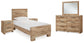 Hyanna Twin Panel Bed with Mirrored Dresser and 2 Nightstands at Towne & Country Furniture (AL) furniture, home furniture, home decor, sofa, bedding