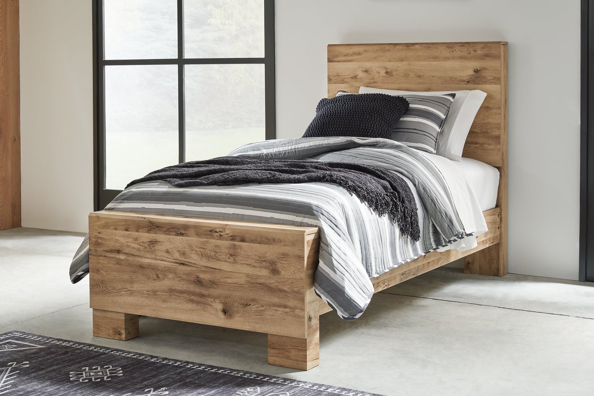 Hyanna Twin Panel Bed with Mirrored Dresser and 2 Nightstands at Towne & Country Furniture (AL) furniture, home furniture, home decor, sofa, bedding