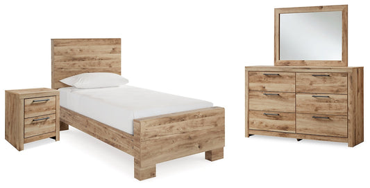 Hyanna Twin Panel Bed with Mirrored Dresser and Nightstand at Towne & Country Furniture (AL) furniture, home furniture, home decor, sofa, bedding