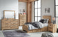 Hyanna Twin Panel Bed with Storage with Mirrored Dresser and Chest at Towne & Country Furniture (AL) furniture, home furniture, home decor, sofa, bedding