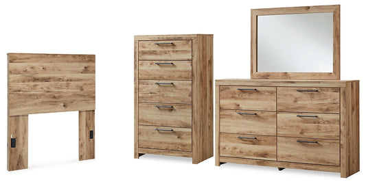 Hyanna Twin Panel Headboard with Mirrored Dresser and Chest at Towne & Country Furniture (AL) furniture, home furniture, home decor, sofa, bedding