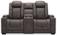 HyllMont PWR REC Loveseat/CON/ADJ HDRST at Towne & Country Furniture (AL) furniture, home furniture, home decor, sofa, bedding