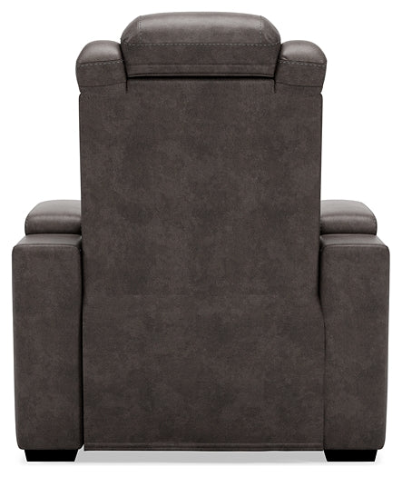 HyllMont PWR Recliner/ADJ Headrest at Towne & Country Furniture (AL) furniture, home furniture, home decor, sofa, bedding