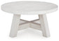 Jallison Round Cocktail Table at Towne & Country Furniture (AL) furniture, home furniture, home decor, sofa, bedding