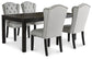 Jeanette Dining Table and 4 Chairs at Towne & Country Furniture (AL) furniture, home furniture, home decor, sofa, bedding