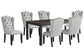 Jeanette Rectangular Dining Room Table at Towne & Country Furniture (AL) furniture, home furniture, home decor, sofa, bedding