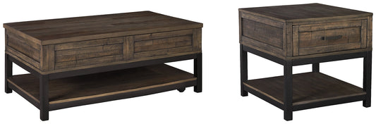 Johurst Coffee Table with 1 End Table at Towne & Country Furniture (AL) furniture, home furniture, home decor, sofa, bedding