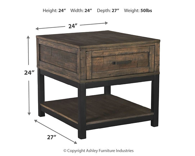 Johurst Coffee Table with 1 End Table at Towne & Country Furniture (AL) furniture, home furniture, home decor, sofa, bedding