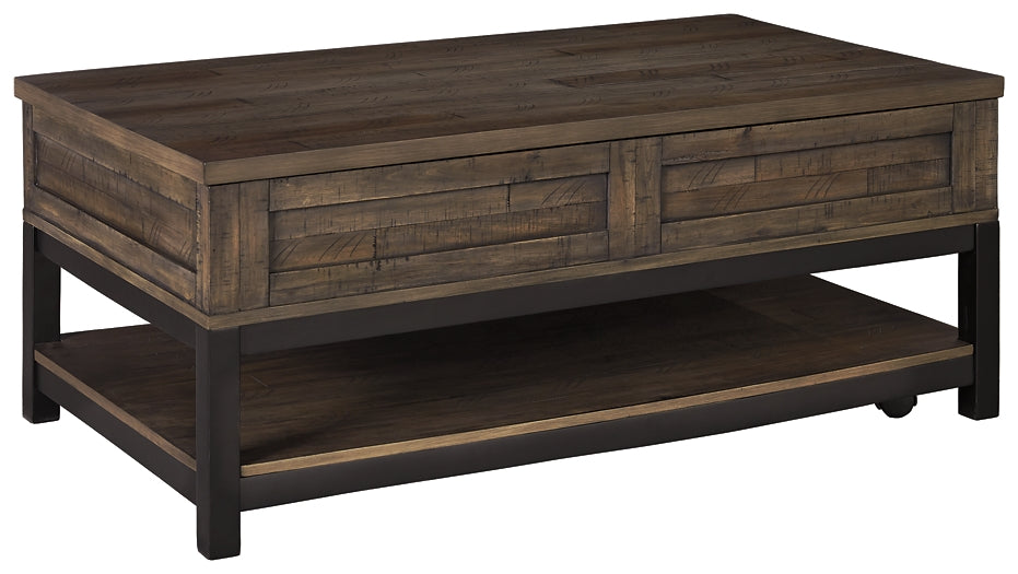 Johurst Coffee Table with 2 End Tables at Towne & Country Furniture (AL) furniture, home furniture, home decor, sofa, bedding