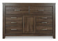 Juararo Dresser and Mirror at Towne & Country Furniture (AL) furniture, home furniture, home decor, sofa, bedding