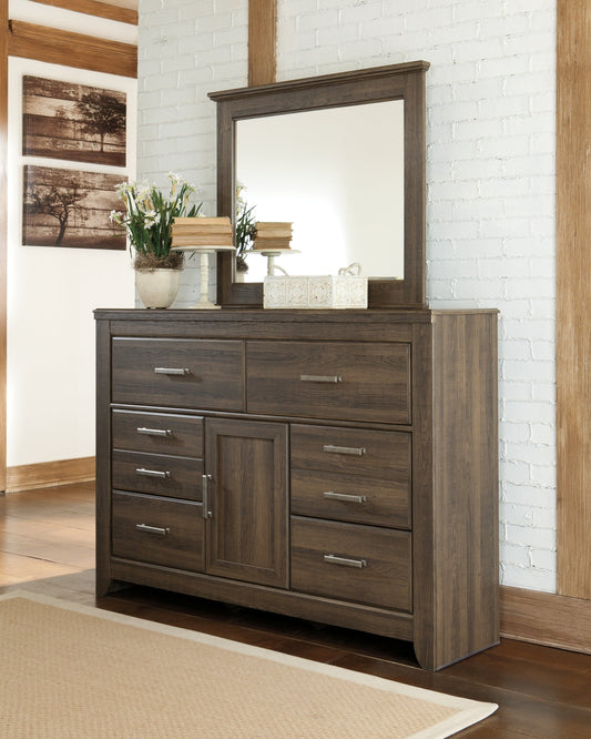 Juararo Dresser and Mirror at Towne & Country Furniture (AL) furniture, home furniture, home decor, sofa, bedding