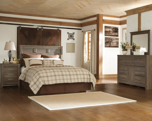 Juararo King Panel Bed with Dresser at Towne & Country Furniture (AL) furniture, home furniture, home decor, sofa, bedding