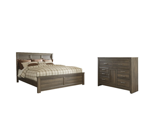 Juararo King Panel Bed with Dresser at Towne & Country Furniture (AL) furniture, home furniture, home decor, sofa, bedding