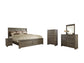 Juararo King Panel Bed with Mirrored Dresser, Chest and Nightstand at Towne & Country Furniture (AL) furniture, home furniture, home decor, sofa, bedding