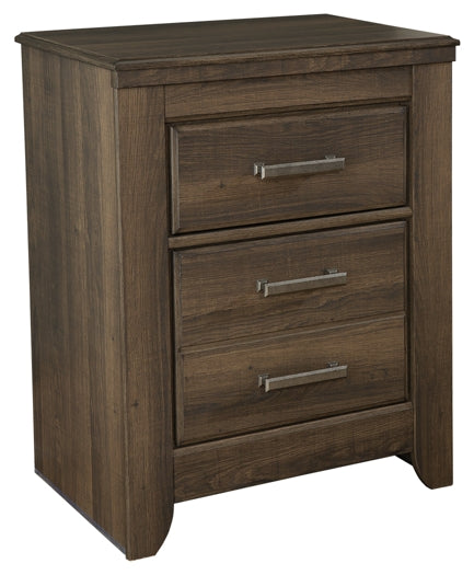 Juararo King Poster Bed with Mirrored Dresser, Chest and Nightstand at Towne & Country Furniture (AL) furniture, home furniture, home decor, sofa, bedding